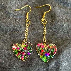 Holiday Heart Earrings 💕❤️💕